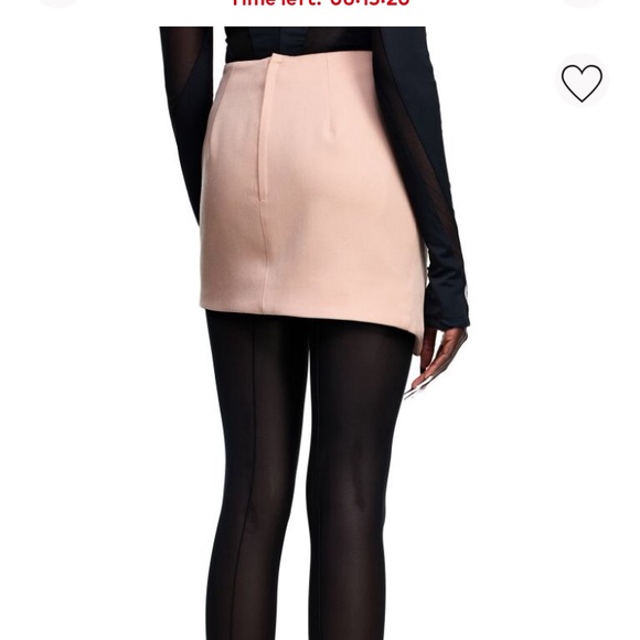 Mugler x HM wool skirt pink US18 - Picture 5 of 9
